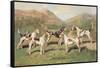 Fell Foxhounds-Thomas Ivester Llyod-Framed Stretched Canvas