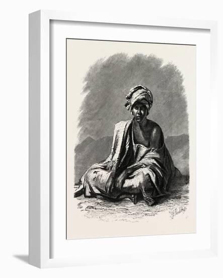 Fellah Boy from El-Kab. Egypt, 1879-null-Framed Giclee Print