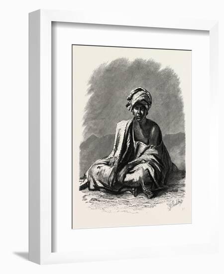 Fellah Boy from El-Kab. Egypt, 1879-null-Framed Giclee Print