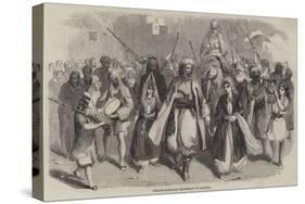 Fellah Marriage Procession in Latakia-Joseph-Austin Benwell-Stretched Canvas