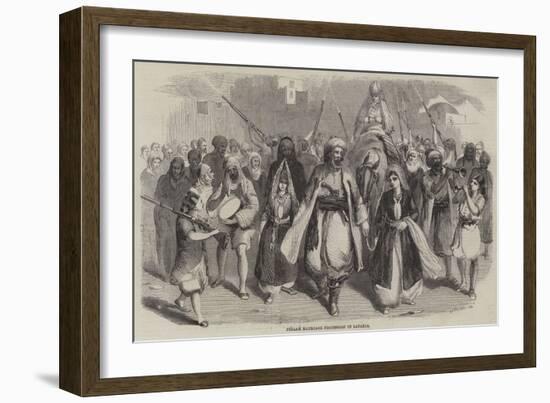 Fellah Marriage Procession in Latakia-Joseph-Austin Benwell-Framed Giclee Print