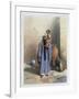 Fellah Woman and Child, Illustration from The Valley of the Nile, Engraved by Charles Bour-Achille-Constant-Théodore-Émile Prisse d'Avennes-Framed Giclee Print