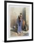 Fellah Woman and Child, Illustration from The Valley of the Nile, Engraved by Charles Bour-Achille-Constant-Théodore-Émile Prisse d'Avennes-Framed Giclee Print