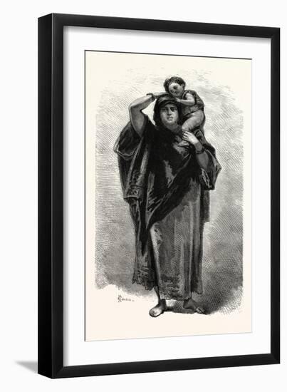 Fellah Woman of Karnak, Egypt, 1879-null-Framed Giclee Print