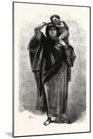Fellah Woman of Karnak, Egypt, 1879-null-Mounted Giclee Print