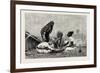 Fellaheen at Meals, Egypt, 1879-null-Framed Giclee Print