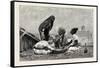 Fellaheen at Meals, Egypt, 1879-null-Framed Stretched Canvas