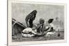 Fellaheen at Meals, Egypt, 1879-null-Stretched Canvas