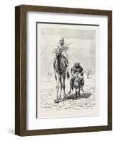 Fellaheen Riding to Market, Egypt, 1879-null-Framed Giclee Print