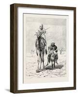 Fellaheen Riding to Market, Egypt, 1879-null-Framed Giclee Print