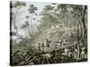 Felling of a Forest, Brazil-Johann Moritz Rugendas-Stretched Canvas