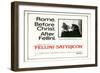 Fellini Satyricon, UK Movie Poster, 1969-null-Framed Art Print