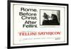 Fellini Satyricon, UK Movie Poster, 1969-null-Framed Art Print