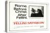 Fellini Satyricon, UK Movie Poster, 1969-null-Stretched Canvas