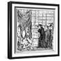 Fellows of the University of Paris Haranguing the Emperor Charles IV (1316-137) in 1377-null-Framed Giclee Print