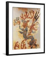 Felt Decoration Depicting a Fenix-null-Framed Giclee Print