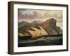 Felucca in Gibraltar-Thomas Chambers-Framed Giclee Print