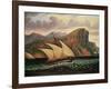 Felucca in Gibraltar-Thomas Chambers-Framed Giclee Print