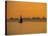 Felucca on River Nile, Luxor, Egypt-Jon Arnold-Stretched Canvas