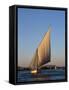 Felucca on the Nile at Aswan, Egypt, North Africa, Africa-Harding Robert-Framed Stretched Canvas