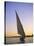 Felucca on the Nile, Luxor, Egypt-Steve Vidler-Stretched Canvas