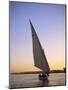 Felucca on the Nile, Luxor, Egypt-Steve Vidler-Mounted Photographic Print