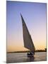 Felucca on the Nile, Luxor, Egypt-Steve Vidler-Mounted Photographic Print