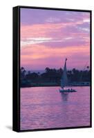 Felucca on the Nile River, Luxor, Egypt, North Africa, Africa-Richard Maschmeyer-Framed Stretched Canvas