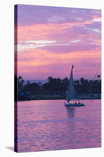 Felucca on the Nile River, Luxor, Egypt, North Africa, Africa-Richard Maschmeyer-Stretched Canvas