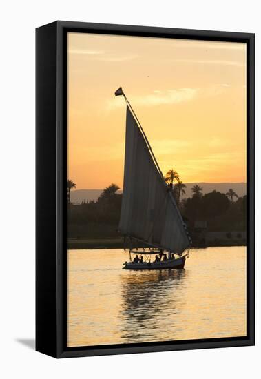 Felucca on the Nile River, Luxor, Egypt, North Africa, Africa-Richard Maschmeyer-Framed Stretched Canvas