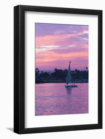 Felucca on the Nile River, Luxor, Egypt, North Africa, Africa-Richard Maschmeyer-Framed Photographic Print