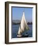 Felucca on the River Nile, Egypt, North Africa, Africa-Guy Thouvenin-Framed Photographic Print