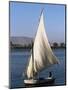 Felucca on the River Nile, Egypt, North Africa, Africa-Guy Thouvenin-Mounted Photographic Print