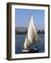 Felucca on the River Nile, Egypt, North Africa, Africa-Guy Thouvenin-Framed Photographic Print