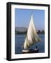 Felucca on the River Nile, Egypt, North Africa, Africa-Guy Thouvenin-Framed Photographic Print