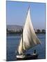 Felucca on the River Nile, Egypt, North Africa, Africa-Guy Thouvenin-Mounted Photographic Print