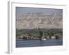 Felucca on the River Nile, Looking Towards Valley of the Kings, Luxor, Thebes, Egypt-Gavin Hellier-Framed Photographic Print