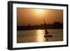 Felucca Sailing at Sunset-null-Framed Photographic Print