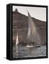 Felucca Sailing on the River Nile Near Aswan, Egypt, North Africa, Africa-Michael DeFreitas-Framed Stretched Canvas