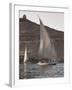 Felucca Sailing on the River Nile Near Aswan, Egypt, North Africa, Africa-Michael DeFreitas-Framed Photographic Print