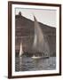 Felucca Sailing on the River Nile Near Aswan, Egypt, North Africa, Africa-Michael DeFreitas-Framed Photographic Print