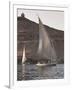 Felucca Sailing on the River Nile Near Aswan, Egypt, North Africa, Africa-Michael DeFreitas-Framed Photographic Print