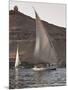 Felucca Sailing on the River Nile Near Aswan, Egypt, North Africa, Africa-Michael DeFreitas-Mounted Photographic Print