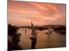 Feluccas on River Nile, Aswan, Egypt-Doug Pearson-Mounted Photographic Print