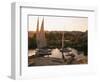 Feluccas on the Nile River-Walter Bibikow-Framed Photographic Print
