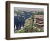 Feluccas on the River Nile and the Old Cataract Hotel, Aswan, Egypt, North Africa, Africa-Upperhall Ltd-Framed Photographic Print