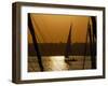 Feluccas on the River Nile, Aswan, Egypt, North Africa, Africa-Groenendijk Peter-Framed Premium Photographic Print