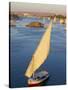 Feluccas on the River Nile, Aswan, Egypt, North Africa, Africa-Tuul-Stretched Canvas