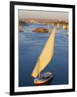 Feluccas on the River Nile, Aswan, Egypt, North Africa, Africa-Tuul-Framed Photographic Print