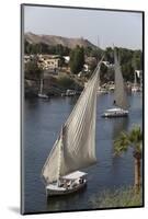 Feluccas Sailing on the River Nile, Aswan, Egypt, North Africa, Africa-Richard Maschmeyer-Mounted Photographic Print